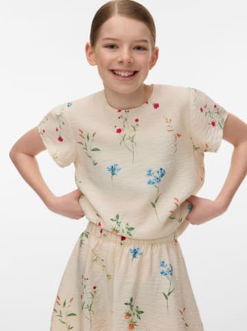 Vero Moda Girl Bluzka "Josie" w kolorze beżowym