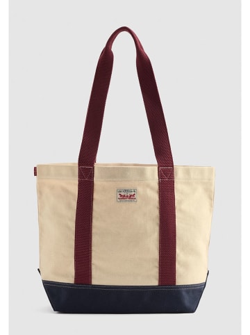 Levi's Torebka w kolorze beżowo-bordowo-granatowym - 43 x 30 x 15 cm