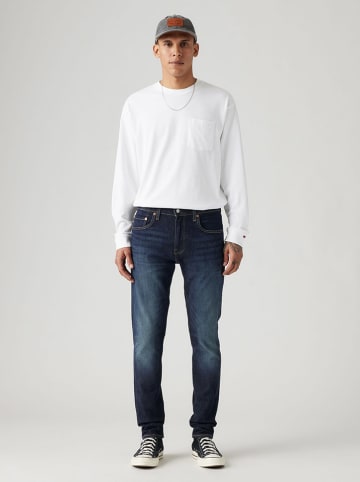 Levi's Dżinsy "512" - Slim fit - w kolorze granatowym