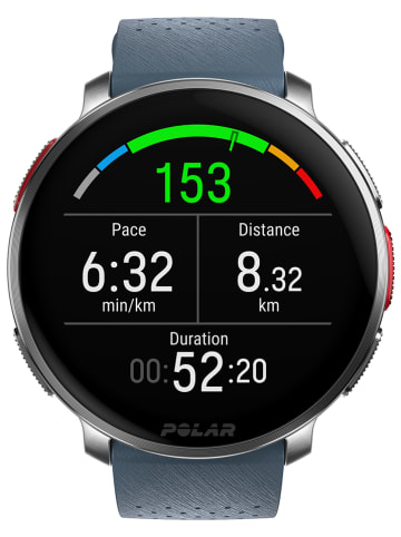 Polar Zegarek fitness ''Vantage V3'' w kolorze srebrno-niebieskim