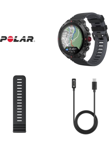 Polar Fitnesshorloge "Grit X2 Pro" zwart