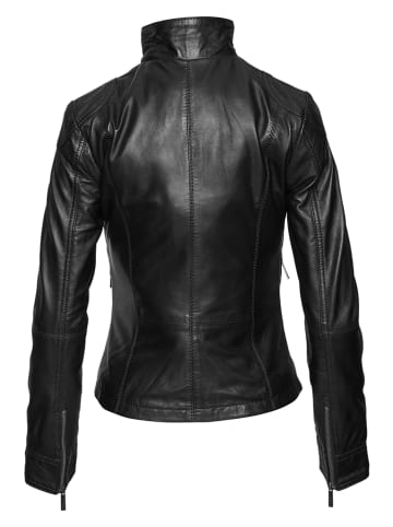 Bugatti Lederjacke in Schwarz
