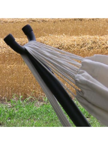 Vivereeurope Dubbele hangmat crème - (L)366 x (B)160 cm