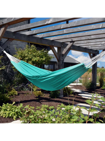 Vivereeurope Doppelhängematte in Türkis - (L)366 x (B)137 cm