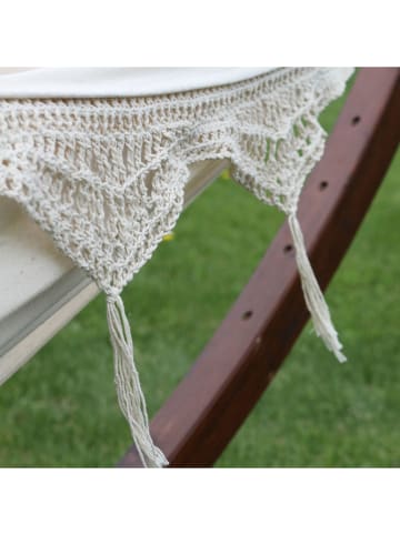 Vivereeurope Hamak ze stelażem w kolorze różowo-antracytowym - 250 x 104 x 109 cm