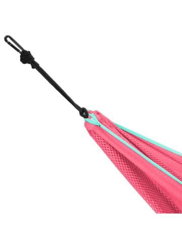 Vivereeurope Hangmat met frame roze/antraciet - (B)280 x (H)109 x (D)119 cm