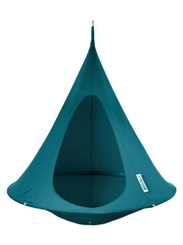 Vivereeurope Kinderhangstoel ''Cacoon'' petrol - (H)120 x Ø 120 cm