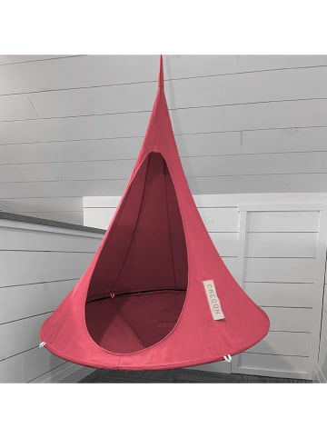 Vivereeurope Dziecięcy fotel wiszący "Cacoon" w kolorze różowym - wys. 120 x Ø 120 cm