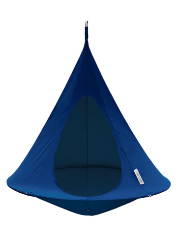 Vivereeurope Kinderhangstoel ''Cacoon'' donkerblauw - (H)120 x Ø 120 cm