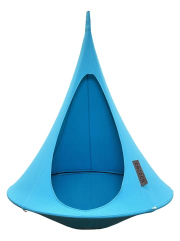 Vivereeurope Kinderhangstoel ''Cacoon'' turquoise - (H)120 x Ø 120 cm