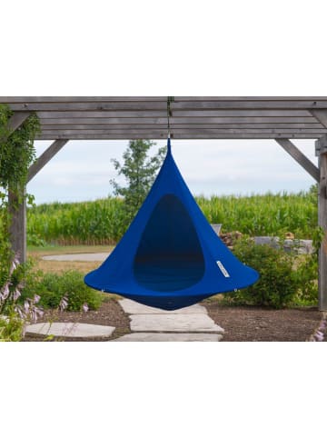 Vivereeurope Doppelhängesessel ''Cacoon'' in Dunkelblau - (H)180 x Ø 180 cm