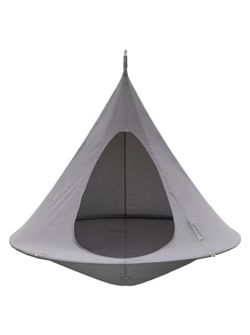 Vivereeurope Doppelhängesessel ''Cacoon'' in Grau - (H)180 x Ø 180 cm