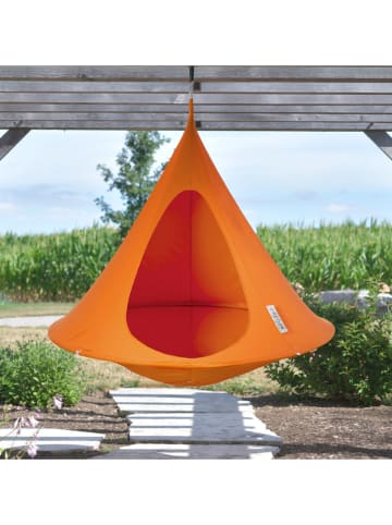 Vivereeurope Dubbele hangstoel ''Cacoon'' oranje - (H)180 x Ø 180 cm