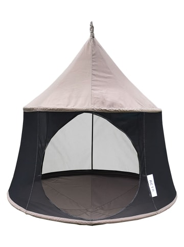 Vivereeurope Fotel wiszący "Cacoon Reto" w kolorze beżowym - wys. 200 x Ø 150 cm