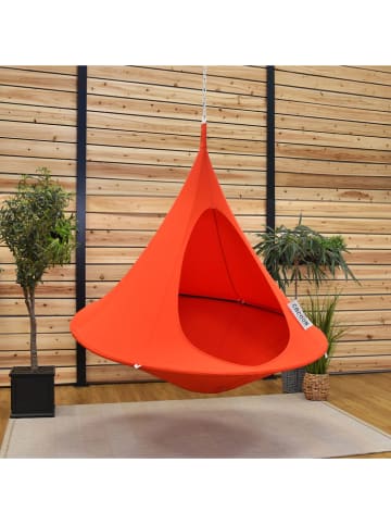 Vivereeurope Hängesessel ''Cacoon'' in Orange - (H)150 x Ø 150 cm