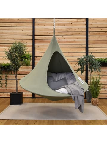 Vivereeurope Hängesessel ''Cacoon'' in Khaki - (H)150 x Ø 150 cm