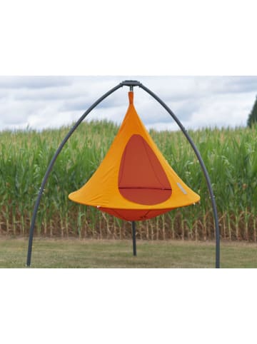Vivereeurope Hängesessel ''Cacoon'' in Orange - (H)150 x Ø 150 cm