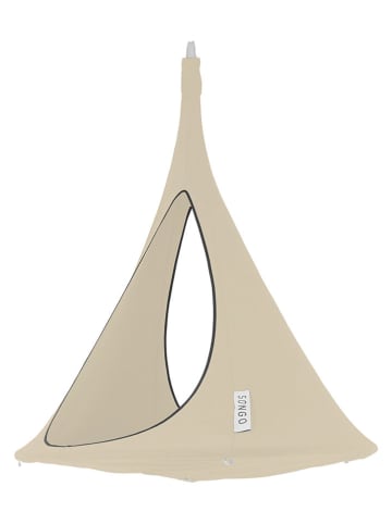Vivereeurope Hangstoel ''Cacoon Songo'' beige - (B)127 x (H)195 x (D)195 cm