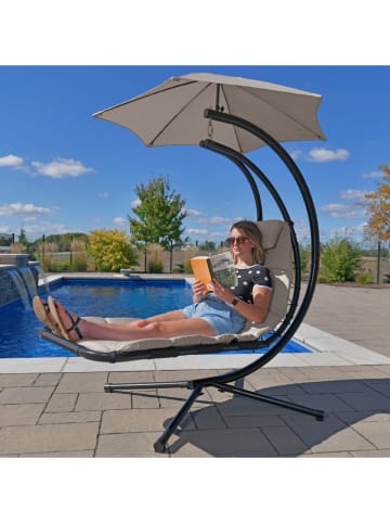 Vivereeurope Hangligstoel ''Dream Chair'' antraciet/grijs - (B)104 x (H)213 x (D)188 cm