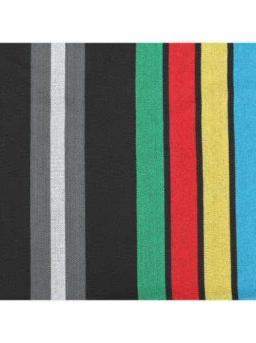 Vivereeurope Hangmat met frame antraciet/meerkleurig - (B)250 x (H)104 x (D)109 cm