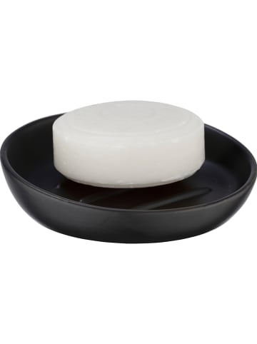 Wenko Seifenablage "Badi" in Schwarz - Ø 11,5 cm