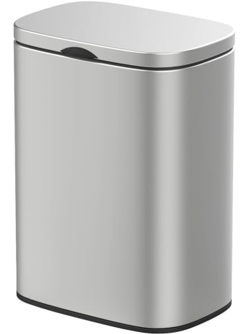 Wenko Wand-Kosmetikeimer in Silber - 5 l