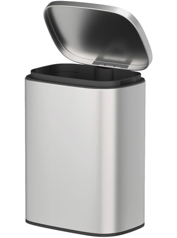 Wenko Kosz ścienny w kolorze srebrnym na śmieci - 5 l