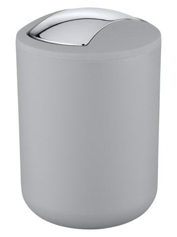 Wenko Prullenbak met swingdeksel "Brasil" grijs - 2 l