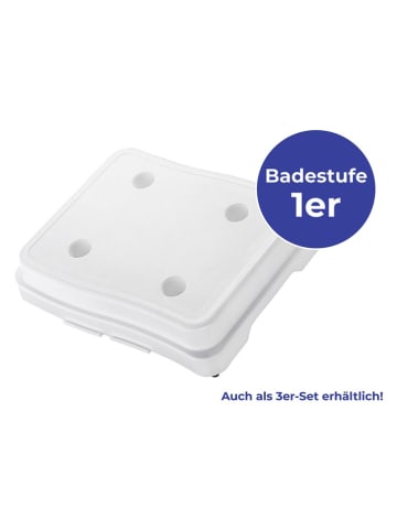 Wenko Badestufe in Weiß - (B)35,6 x (H)45,7 cm