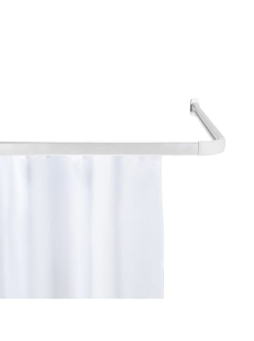 Wenko Szyna kątowa "Era" w kolorze białym na zasłonę prysznicową