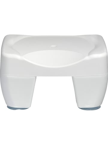 Wenko Badewannenhocker "Secura" in Weiß - (B)40 x (H)21 x (T)31 cm