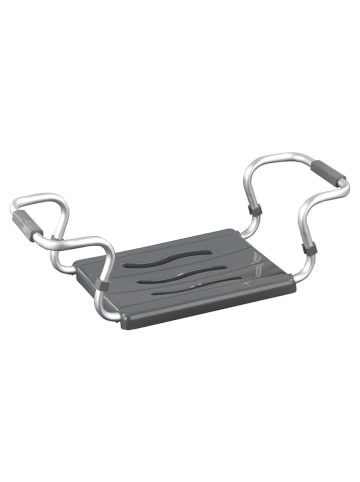 Wenko Badzitje antraciet/zilverkleurig