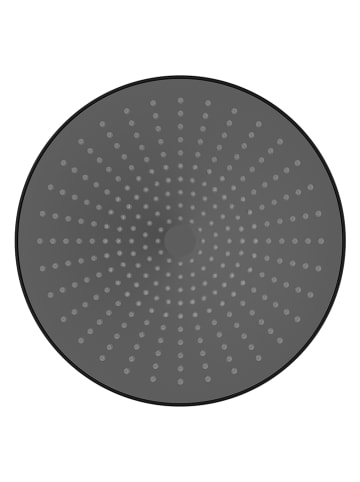 Wenko Regenduschkopf "Ultimate Shower" in Grau/ Schwarz - Ø 25 cm