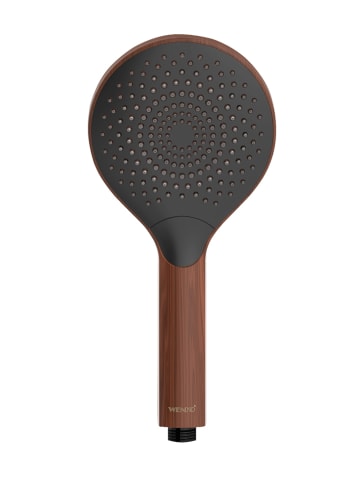Wenko Słuchawka prysznicowa "Watersaving" w kolorze ciemnobrązowym - Ø 12 cm