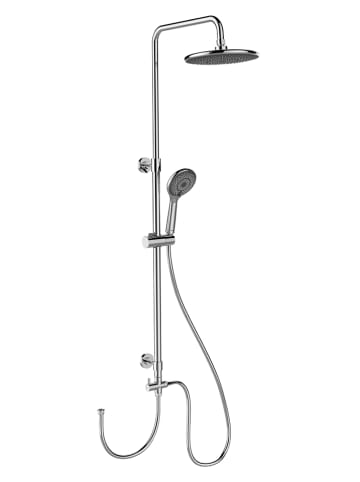 Wenko Edelstahl-Duschsystem "Watersaving" - (H)120 cm