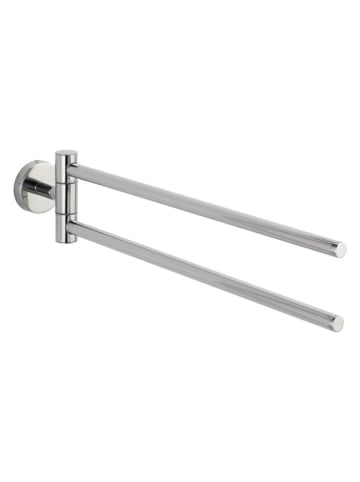 Wenko Handdoekhouder zilverkleurig - (B)43 x (H)9 cm