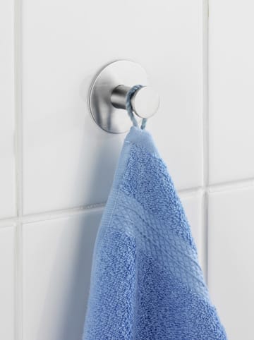 Wenko Haczyki ścienne (2 szt.) "Celano" w kolorze srebrnym - Ø 5 cm