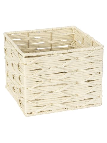 Wenko Opbergbox ''Vabriano'' beige - (B)24 x (H)18,5 x (D)24 cm