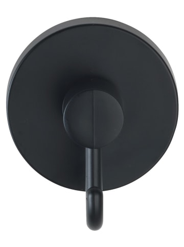 Wenko Haczyki ścienne (2 szt.) "Vacuum-Lok" w kolorze czarnym - Ø 6,5 cm