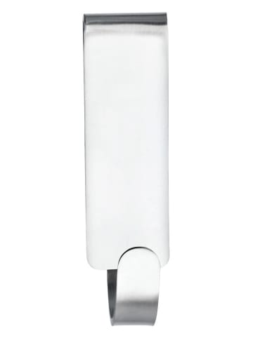 Wenko Haczyki (2 szt.) "Vieste" w kolorze srebrnym - 2 x 7 x 5,5 cm