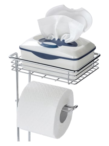 Wenko Toilettenpapierhalter in Chrom - (H)59 x Ø 16 cm
