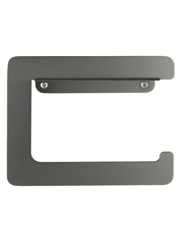 Wenko Uchwyt w kolorze antracytowym na papier toaletowy - 17 x 14 x 5,5 cm