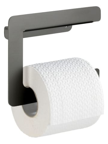Wenko Uchwyt w kolorze antracytowym na papier toaletowy - 17 x 14 x 5,5 cm
