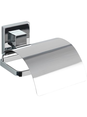 Wenko Toiletrolhouder zilverkleurig - (B)14 x (H)12,5 x (D)7,5 cm