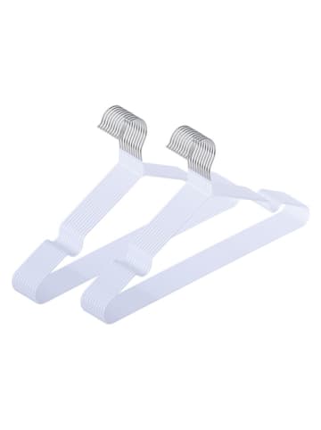 Wenko 20-delige set: kledinghanger wit - (L)40,5 cm