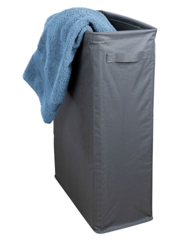 Wenko Wäschekorb in Anthrazit - (B)20 x (H)60 x (T)40 cm 