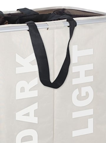 Wenko Wäschesammler "Duo" in Beige - 120 l