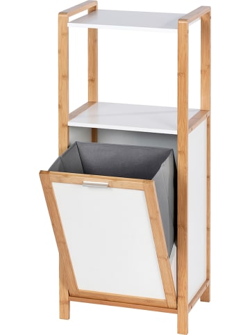 Wenko Regał "Finja" w kolorze jasnobrązowo-białym - 40 x 95 x 30 cm