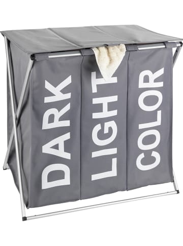 Wenko Wasmand "Trio Top" grijs - 118 l