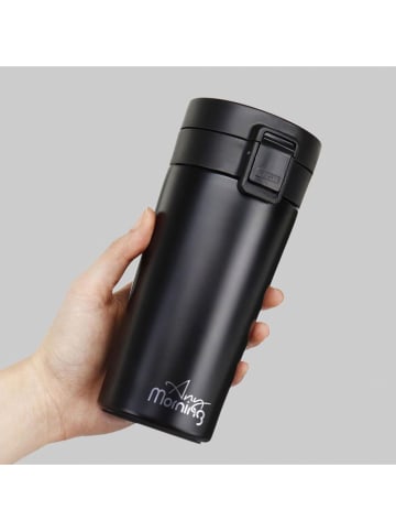 InnovaGoods Isoleerbeker "BA21522" zwart - 380 ml